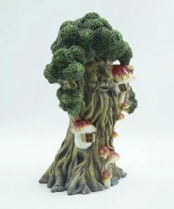 Enchanted Garden™ 11.6" Resin Solar Tree House Statue -Enchanted Garden Sale 2775503 P RS.jpg