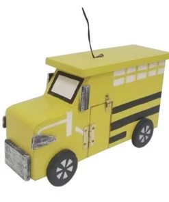 Enchanted Garden® 5.5" Wood School Bus Bird House -Enchanted Garden Sale 2775509 P LS2