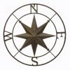Enchanted Garden™ 26.5" Metal Compass Outdoor Wall Art