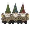Enchanted Garden™ 10.6" Resin Solar Welcome Gnome Trio -Enchanted Garden Sale 2775523 P 1800