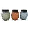 Enchanted Garden™ 9 Oz. Glass Pineapple Jar Citronella Candle - Assorted Colors -Enchanted Garden Sale 2775550 2021 CMYK