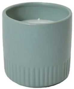 Enchanted Garden™ 8 Oz. Contemporary Ceramic Jar Citronella Candle - Assorted Colors -Enchanted Garden Sale 2775551 CupCandle 3