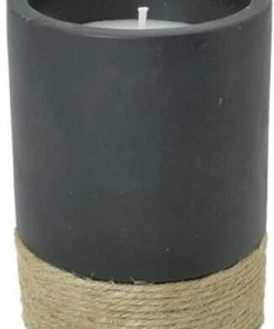 Enchanted Garden™ 4.8 Oz. Farmhouse Ceramic Jar Citronella Candle - Assorted Colors -Enchanted Garden Sale 2775554 TwineCandle 1