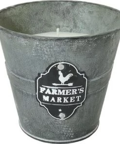 Enchanted Garden™ 8 Oz. Farmer's Market Metal Bucket Citronella Candle - Assorted Styles -Enchanted Garden Sale 2775558 Bucket 3