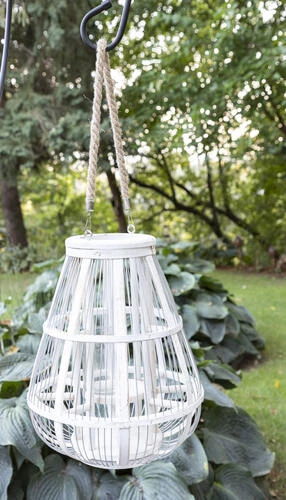 Enchanted Garden™ 14" Wood Lantern 4 Enchanted Garden™ 14" Wood Lantern - Image 2