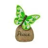 Enchanted Garden™ 5.91" Resin Green Butterfly Message Stone -Enchanted Garden Sale 2775619
