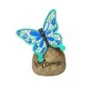 Enchanted Garden™ 5.91" Resin Blue Butterfly Message Stone -Enchanted Garden Sale 2775628
