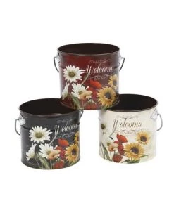 Enchanted Garden™ 5" Metal Botanical Container - Assorted Styles
