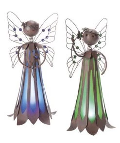 Enchanted Garden™ 15.75" Solar Metal Garden Fairy - Assorted Styles