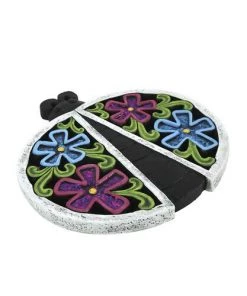 Enchanted Garden™ 12.4" White Lady Bug Stepping Stone -Enchanted Garden Sale 2775678 P LS