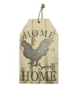 Enchanted Garden™ Wood Chicken Tag Outdoor Wall Art
