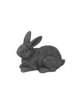 Enchanted Garden 5" Gray Bunny Statue