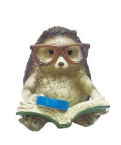 Enchanted Garden™ Reading Hedgehog Statue