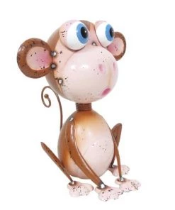 Enchanted Garden 9.45" Metal Monkey