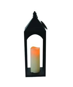 Enchanted Garden™ 19.3" Black Metal LED Lantern -Enchanted Garden Sale 2775819 P RS1