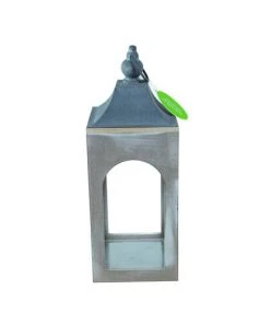 Enchanted Garden™ 17.3" Antique White Wooden LED Lantern -Enchanted Garden Sale 2775823 P RS