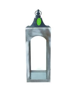 Enchanted Garden™ 29.5" Antique White Wooden LED Lantern -Enchanted Garden Sale 2775827 P LS