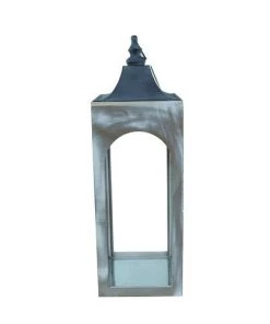 Enchanted Garden™ 29.5" Antique White Wooden LED Lantern -Enchanted Garden Sale 2775827 P RS