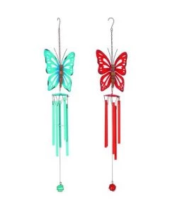 Enchanted Garden 24" Metal Butterfly Wind Chime - Assorted Styles 11 Enchanted Garden 24" Metal Butterfly Wind Chime - Assorted Styles -Enchanted Garden Sale 2775837 leftsideview.jpg