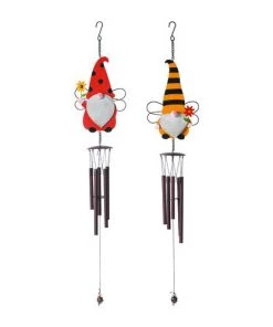 Enchanted Garden 30" Gnome Wind Chime - Assorted Styles