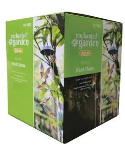 Enchanted Garden® 23.62" Solar Butterfly Wind Chime -Enchanted Garden Sale 2775843 P RS1