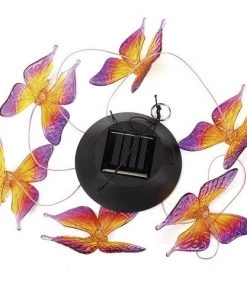 Enchanted Garden® 23.62" Solar Butterfly Wind Chime -Enchanted Garden Sale 2775843 P TP
