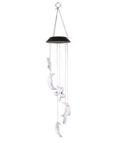 Enchanted Garden® 23.62" Solar Moon & Stars Wind Chime -Enchanted Garden Sale 2775844 P LS
