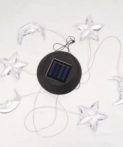 Enchanted Garden® 23.62" Solar Moon & Stars Wind Chime -Enchanted Garden Sale 2775844 P TP