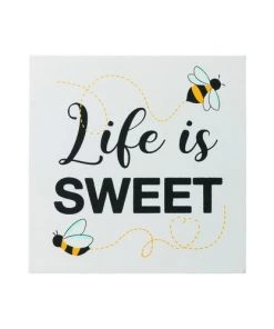 Enchanted Garden 6" Life Is Sweet Box Outdoor Wall Art