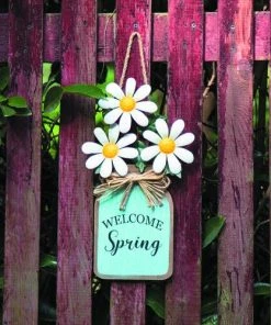 Enchanted Garden 14" Happy Daisy Outdoor Wall Art -Enchanted Garden Sale 2775933 scene01.jpg