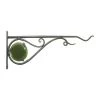 Enchanted Garden™ 15" Black Forged Glass Bracket