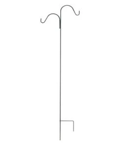 Enchanted Garden™ 84" Black Double Shepherd Hook