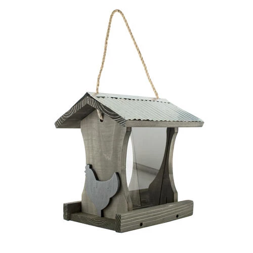Enchanted Garden® Rustic Farmhouse Tall Hopper Bird Feeder 3 Enchanted Garden® Rustic Farmhouse Tall Hopper Bird Feeder