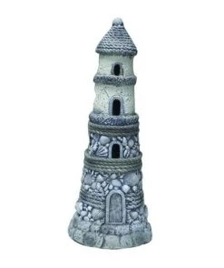 Enchanted Garden™ 9" LED Seashell Lighthouse Statue