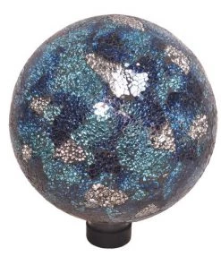 Enchanted Garden® 10" Blue Mosaic Gazing Ball