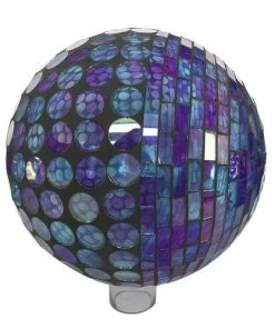 Enchanted Garden® Blue-Violet Prismatic Mosaic Globe