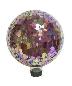 Enchanted Garden® Helix Iridescent Mosaic Globe