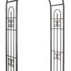 Enchanted Garden 50"W X 90"H Black Steel Broadway Arbor -Enchanted Garden Sale 84335MN BROADWAY ARBOR CLW01