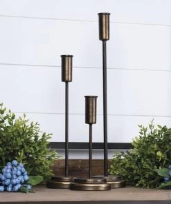Enchanted Garden™ Iron Taper Candle Holder - Set Of 3 -Enchanted Garden Sale C MN 74030 P SC.jpg