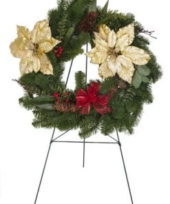 Enchanted Garden 30" Tripod Wreath Stand -Enchanted Garden Sale CHRISTMAS WREATH MENARDS EASEL BP2