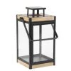 Enchanted Garden™ 15.1" Natural Wood & Metal Lantern -Enchanted Garden Sale DC21 10048A