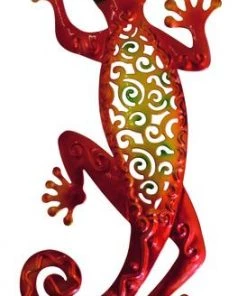 Enchanted Garden™ 10" Metal Gecko Outdoor Wall Art - Assorted Styles -Enchanted Garden Sale HPT01606S A2