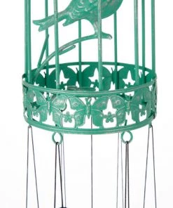 Enchanted Garden® 31" Bird Cage Wind Chime - Assorted Colors 20 Enchanted Garden® 31" Bird Cage Wind Chime - Assorted Colors -Enchanted Garden Sale JK42100RM 3