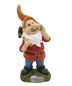Enchanted Garden™ Polyester Working Gnome - Assorted Styles -Enchanted Garden Sale LD60003A4 A2