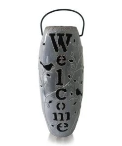 Enchanted Garden™ Ceramic Solar LED Lantern - Assorted Styles