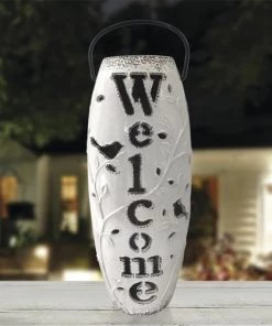 Enchanted Garden™ Ceramic Solar LED Lantern - Assorted Styles -Enchanted Garden Sale SI 22531W2