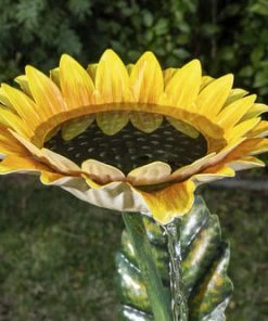 Enchanted Garden™ 40.16" Tiered Sunflower Outdoor Water Fountain -Enchanted Garden Sale Y9588637top3