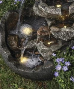 Enchanted Garden™ 23.62" Tiered Riverview Park Outdoor Water Fountain -Enchanted Garden Sale Y95887bottom