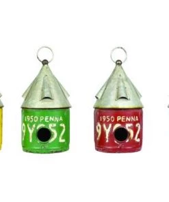 Enchanted Garden® Iron Bird House - Assorted Colors