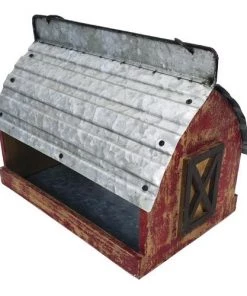 Enchanted Garden® 9.45" Metal Barn Bird House